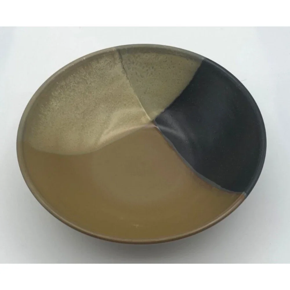 Sango Gold Dust Black 7.5” Cereal Soup Pasta Bowl #5022 Retired